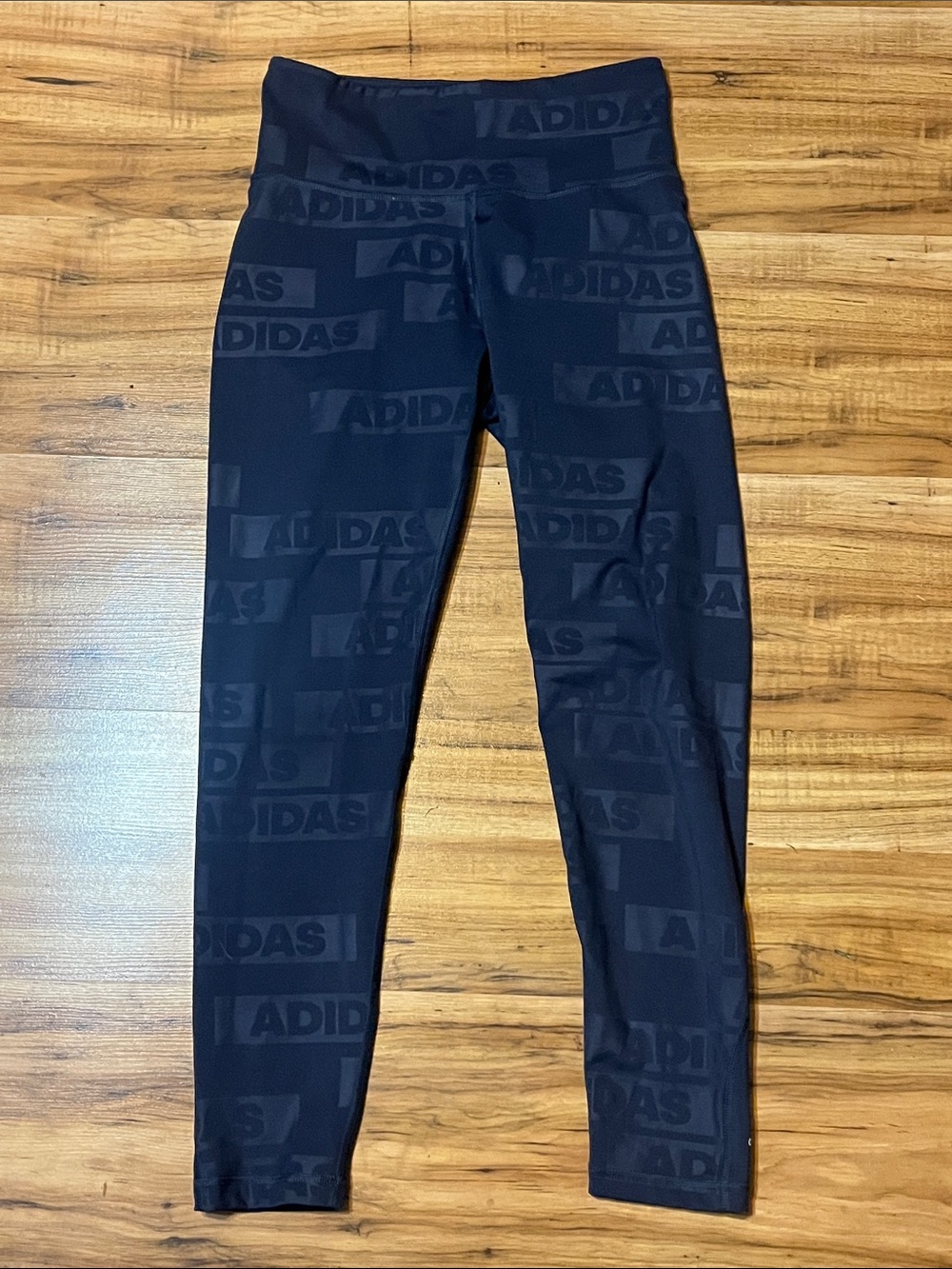 adidas blue leggings women’s size medium